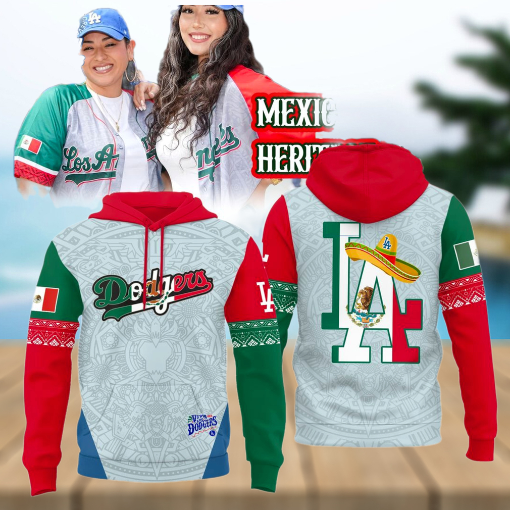 Los Angeles Dodgers Mexican Heritage Night Special Edition 2025 For Fans Hoodie Los Angeles Dodgers Mexican Heritage Night Special Edition 2025 For Fans Hoodie