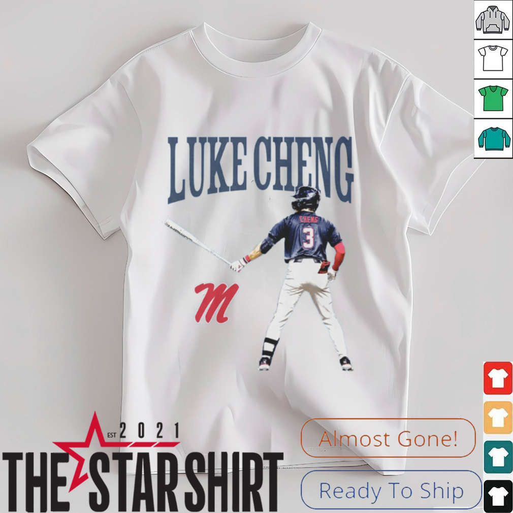 Luke Cheng Ole Miss Baseball T Shirt Luke Cheng Ole Miss Baseball T Shirt