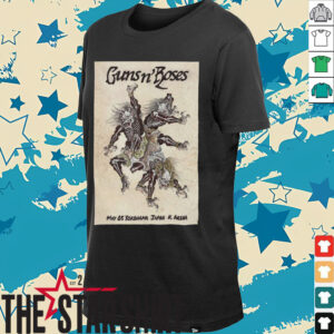 Official Guns N’ Roses At K Arena On May 5, 2025 Show Poster Shirt