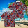 Kansas City Royals Royal Blue White Hawaiian Shirt for Men   Palm Trees Summer Outfit