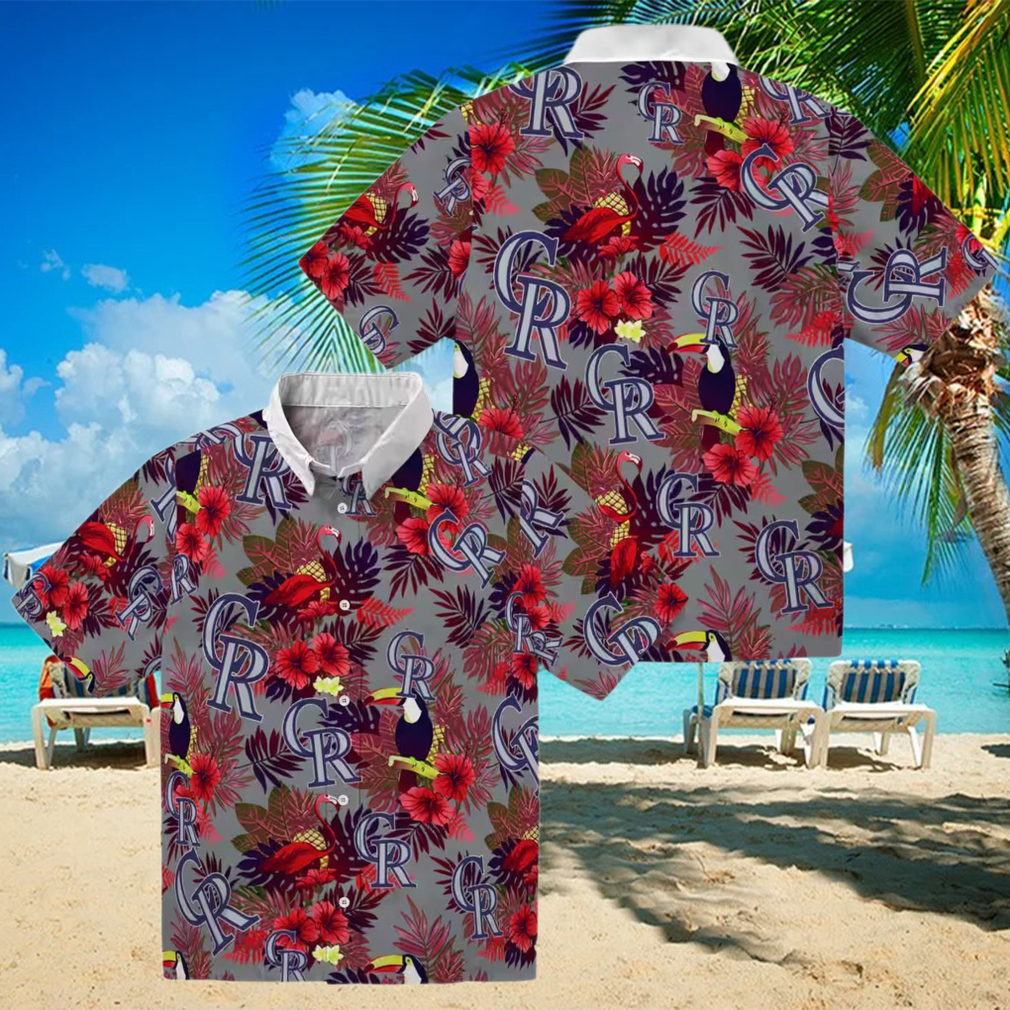 MLB Colorado Rockies Floral Toucan Hawaiian Shirt Aloha Summer Shirt for Baseball Fans MLB Colorado Rockies Floral Toucan Hawaiian Shirt Aloha Summer Shirt for Baseball Fans