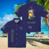 Limited Edition Kansas City Royals Aloha Hawaiian Shirt   Royal Blue Hibiscus Print Vacation Outfit