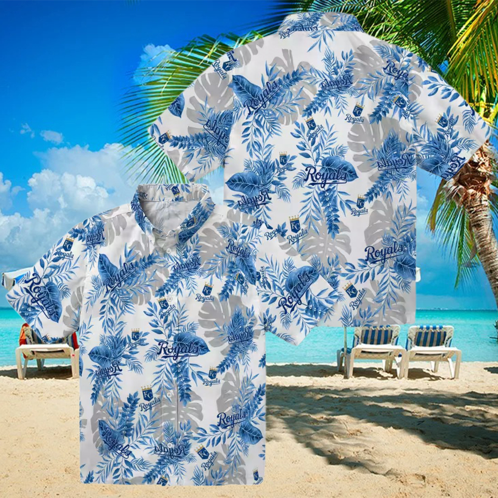 MLB Fan Kansas City Royals Tropical Leaves Aloha Shirt Hawaiian Style, Beach & Summer Vibes MLB Fan Kansas City Royals Tropical Leaves Aloha Shirt Hawaiian Style, Beach & Summer Vibes