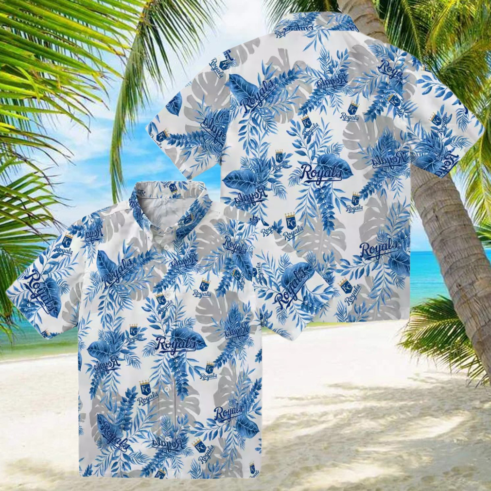 MLB Fan Kansas City Royals Tropical Leaves Aloha Shirt Hawaiian Style, Beach & Summer Vibes MLB Fan Kansas City Royals Tropical Leaves Aloha Shirt Hawaiian Style, Beach & Summer Vibes