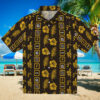 MLB San Diego Padres Hawaiian Shirt   Brown Palm Print for Tailgate Party
