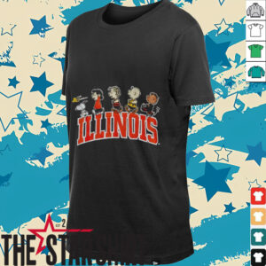 Peanuts characters Snoopy Illinois shirt