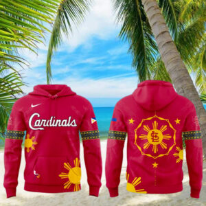 St. Louis Cardinals x Filipino Heritage Night 2025 Special Red Hoodie