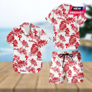 Philadelphia Phillies Beach Outfit Hawaiian Shirt