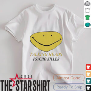 Smiley face talking heads psycho Killer shirt