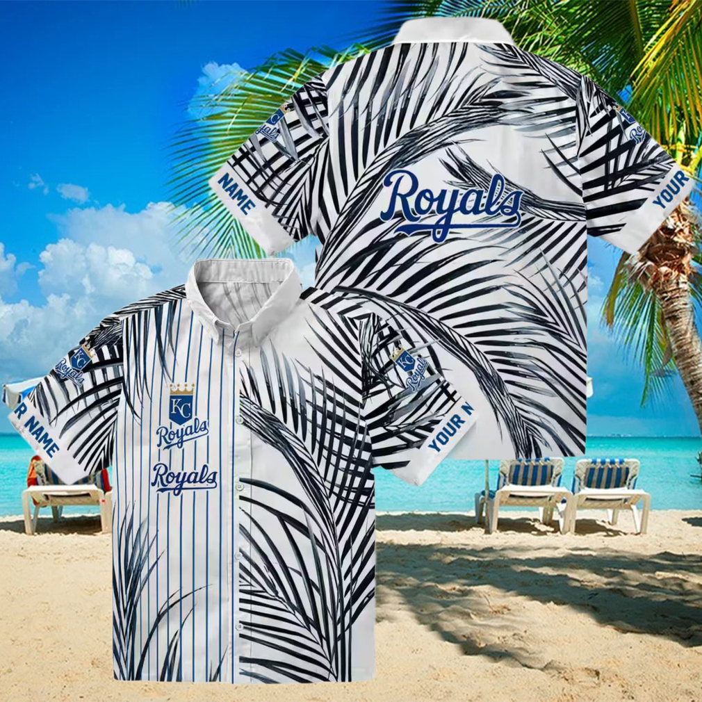 Men's Kansas City Royals Tropical Hawaiian Shirt Palm Stripes, Royal Blue, Limited Edition Men's Kansas City Royals Tropical Hawaiian Shirt Palm Stripes, Royal Blue, Limited Edition