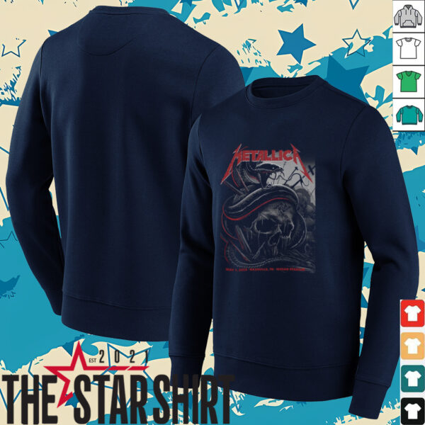 Metallica M72 Nashville Night 1 At Nissan Stadium On May 1 2025 North American Tour Unisex T Shirt