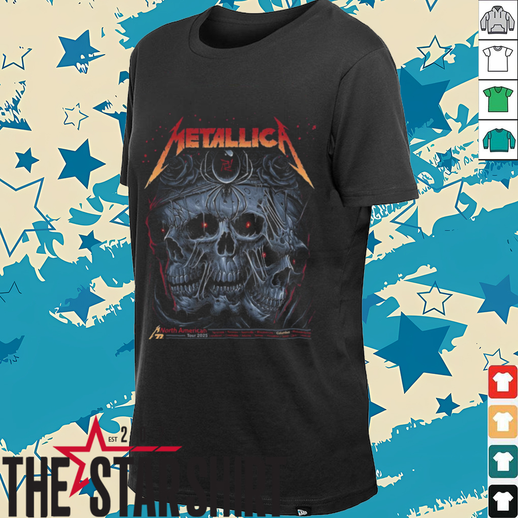Metallica M72 Sonic Temple North American Tour 2025 Event Poster In Columbus Ohio At Historic Crew Stadium Unisex T Shirt Metallica M72 Sonic Temple North American Tour 2025 Event Poster In Columbus Ohio At Historic Crew Stadium Unisex T Shirt