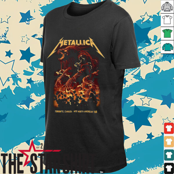 Metallica M72 Toronto Canada Night 2 At Rogers Centre On April 26 2025 M72 North American Tour Two Sided Unisex T Shirt