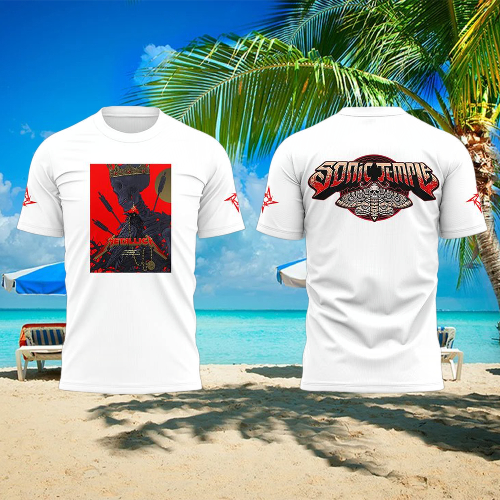 Metallica Music Concert Sonic Temple Limited Edition T shirt Metallica Music Concert Sonic Temple Limited Edition T shirt