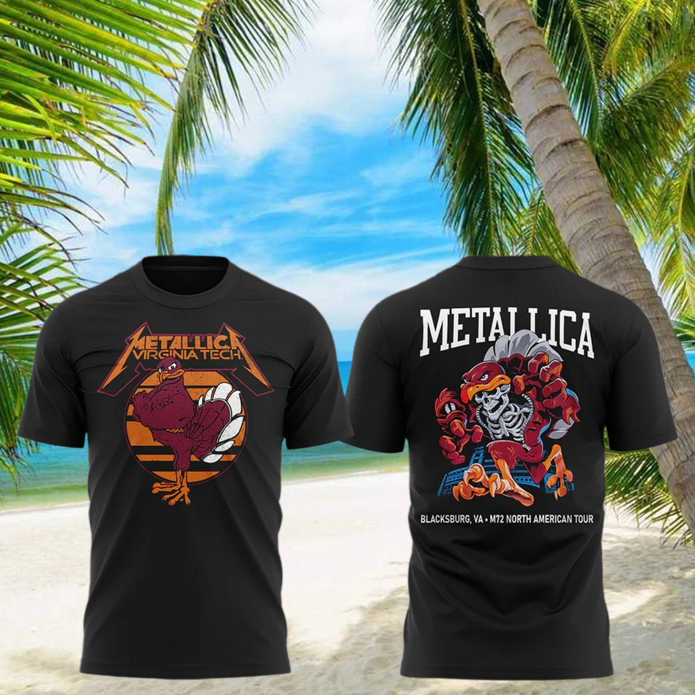 Metallica x Virginia Tech Lane Rocked T Shirt Cool Gifts For Music Lovers Metallica x Virginia Tech Lane Rocked T Shirt Cool Gifts For Music Lovers