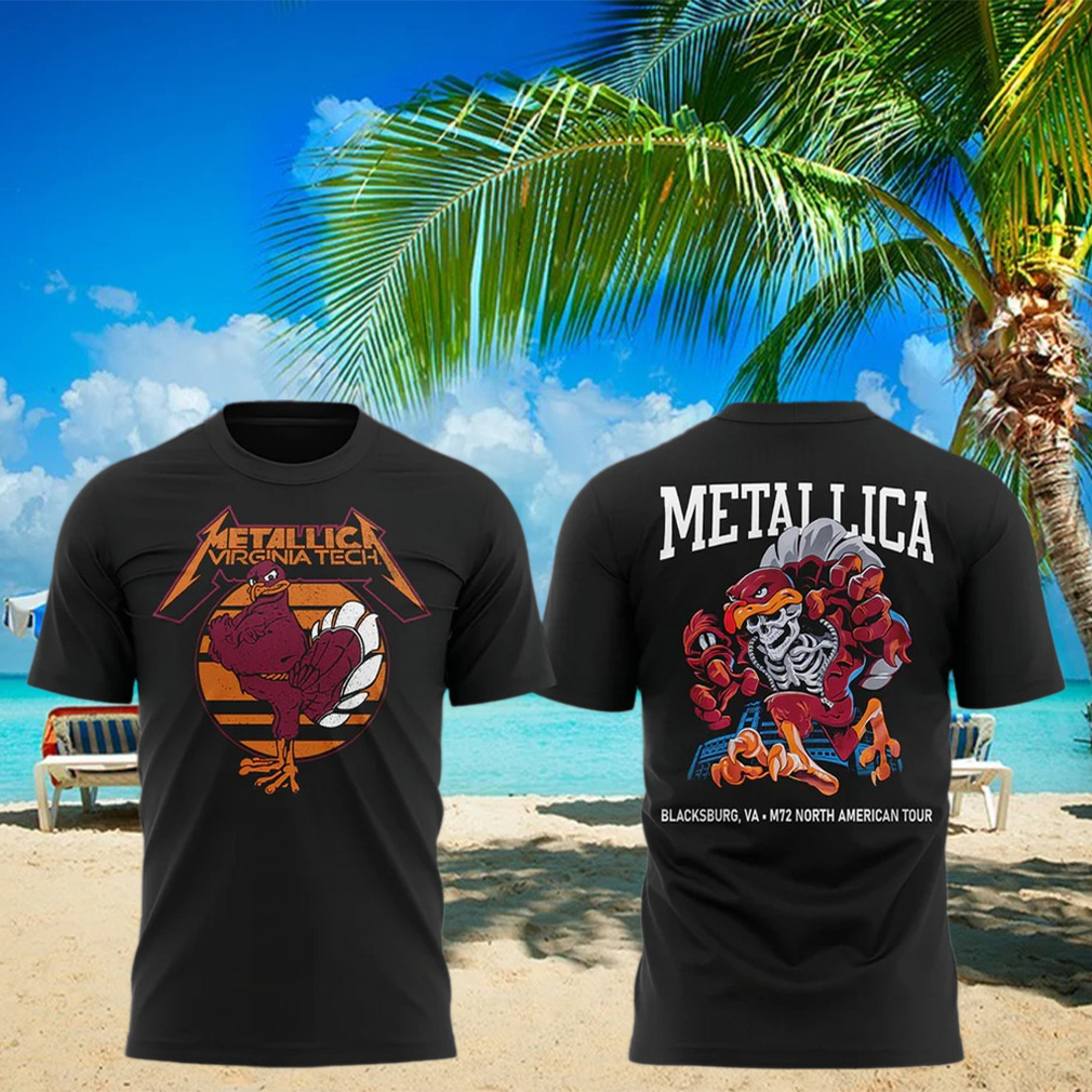 Metallica x Virginia Tech Lane Rocked T Shirt Cool Gifts For Music Lovers Metallica x Virginia Tech Lane Rocked T Shirt Cool Gifts For Music Lovers