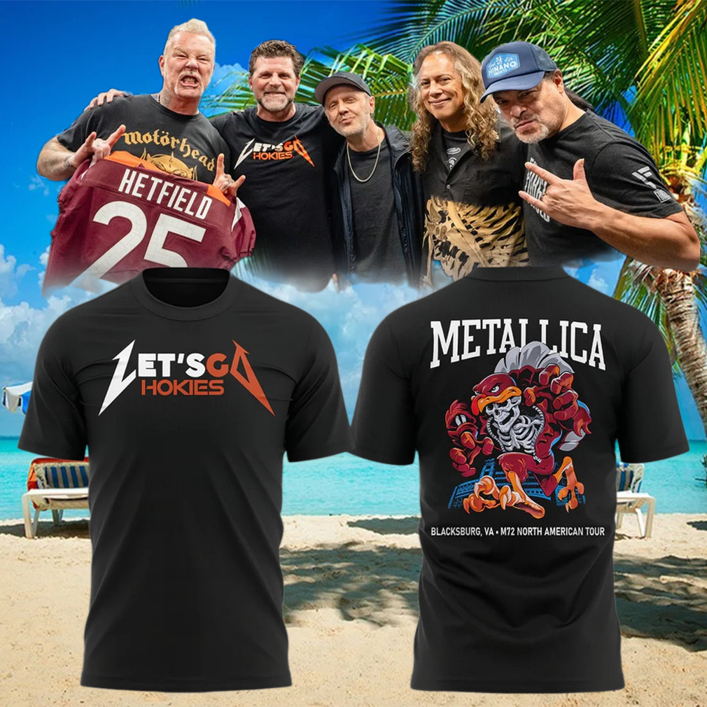 Metallica x Virginia Tech Lane Rocked T Shirt Music Related Gifts For Guys Metallica x Virginia Tech Lane Rocked T Shirt Music Related Gifts For Guys