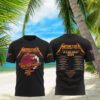Metallica x Virginia Tech Lane Rocked T Shirt Gift For Concert Lover