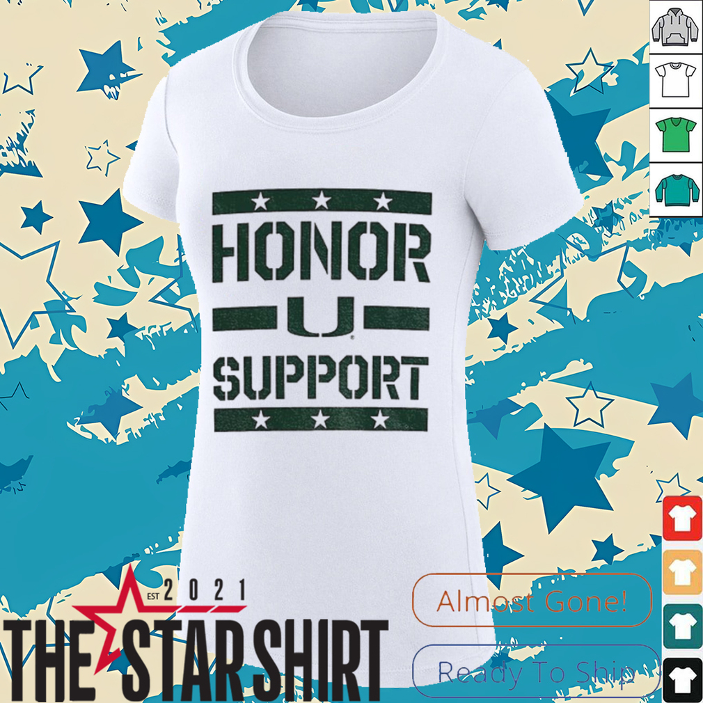 Miami Hurricanes 2025 Honor and Support shirt Miami Hurricanes 2025 Honor and Support shirt