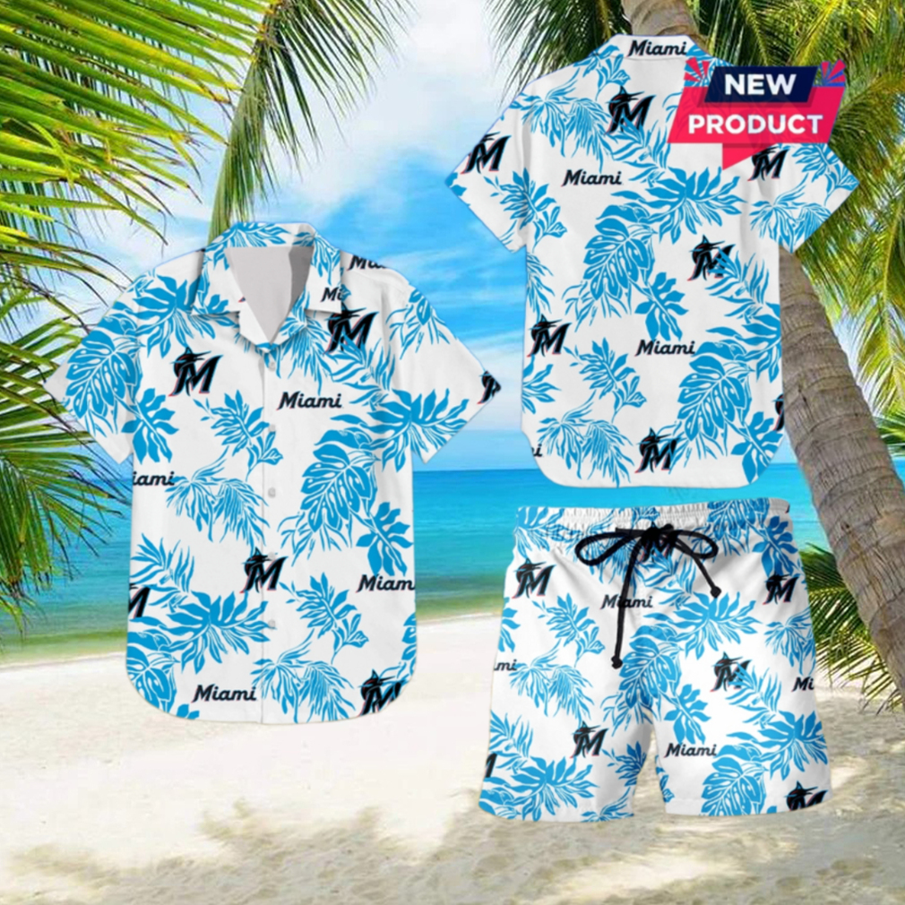 Miami Marlins Beach Outfit Hawaiian Shirt Miami Marlins Beach Outfit Hawaiian Shirt