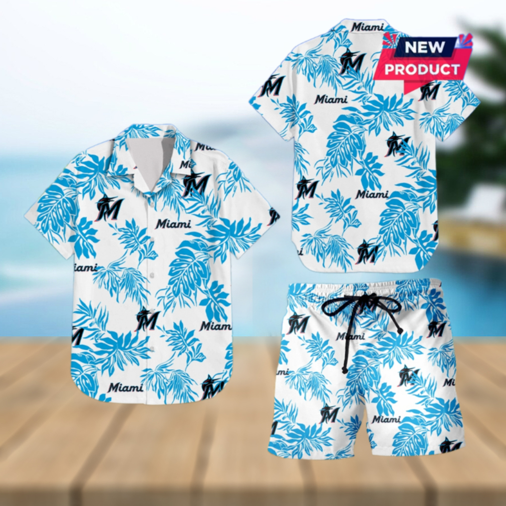 Miami Marlins Beach Outfit Hawaiian Shirt Miami Marlins Beach Outfit Hawaiian Shirt