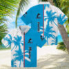 MLB Los Angeles Dodgers Blue Hawaiian Shirt   Tribal Summer Vacation Outfit