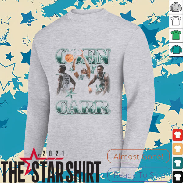 Michigan State Spartans CON CARR 55 STATE Basketball T Shirt