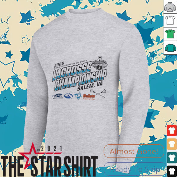 Middlebury Colby Mules Tufts University Gettysburg NCAA DIII Women’s Lacrosse Championship 2025 shirt