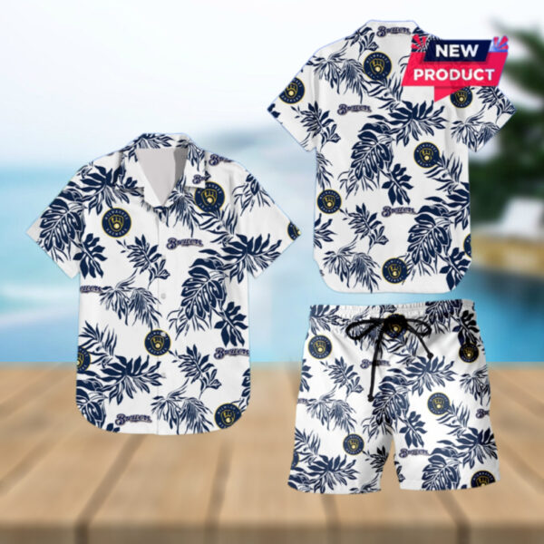 Milwaukee Brewers Beach Outfit Hawaiian Shirt