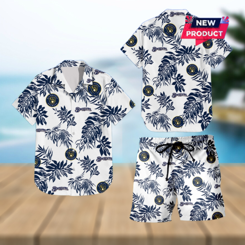 Milwaukee Brewers Beach Outfit Hawaiian Shirt Milwaukee Brewers Beach Outfit Hawaiian Shirt