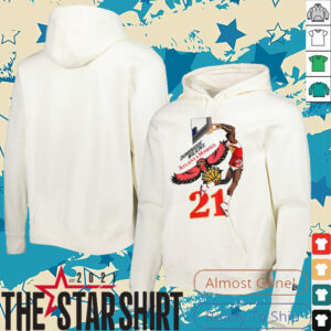 Dominique Wilkins 21 Atlanta Hawks NBA Player Basketball shirt