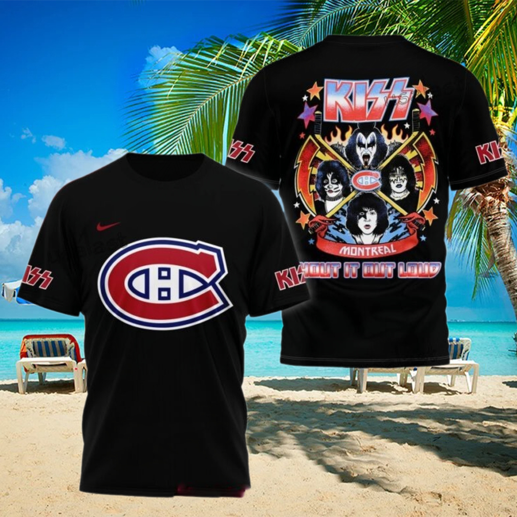 Montreal Canadiens x Kiss Band 3D T Shirt Music Gift Ideas For Guys Montreal Canadiens x Kiss Band 3D T Shirt Music Gift Ideas For Guys