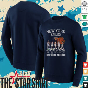 New York Knicks New York Forever Signature Abbey Road signature shirt