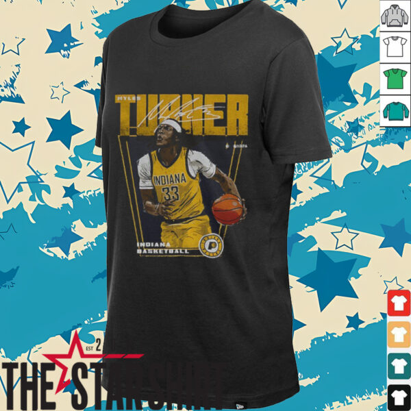 Myles Turner 33 Indiana Pacers NBA Basketball signature shirt