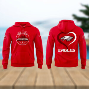Philadelphia Eagles Hard Hats With Heart 2025 Special Hoodie
