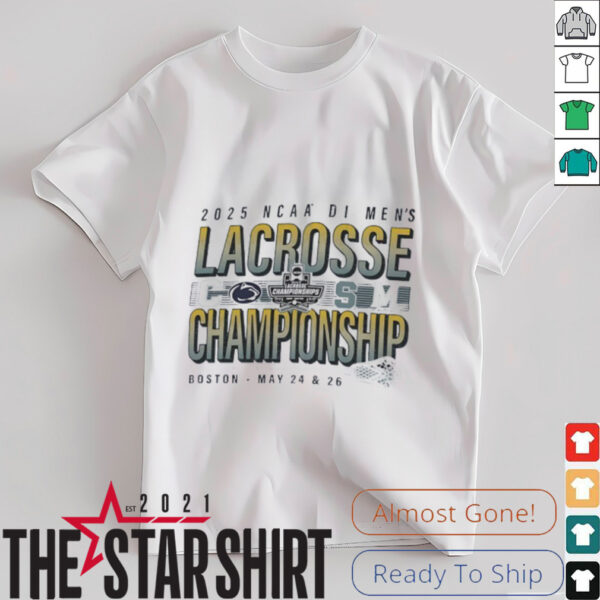 NCAA DI Men’s Lacrosse Championship 2025 shirt