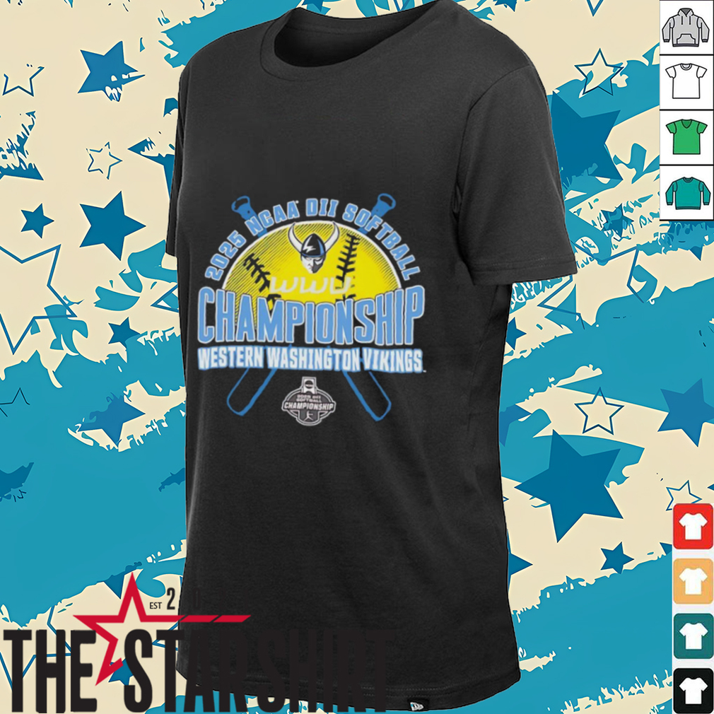 NCAA DII Softball Championship Western Washington Vikings 2025 shirt NCAA DII Softball Championship Western Washington Vikings 2025 shirt