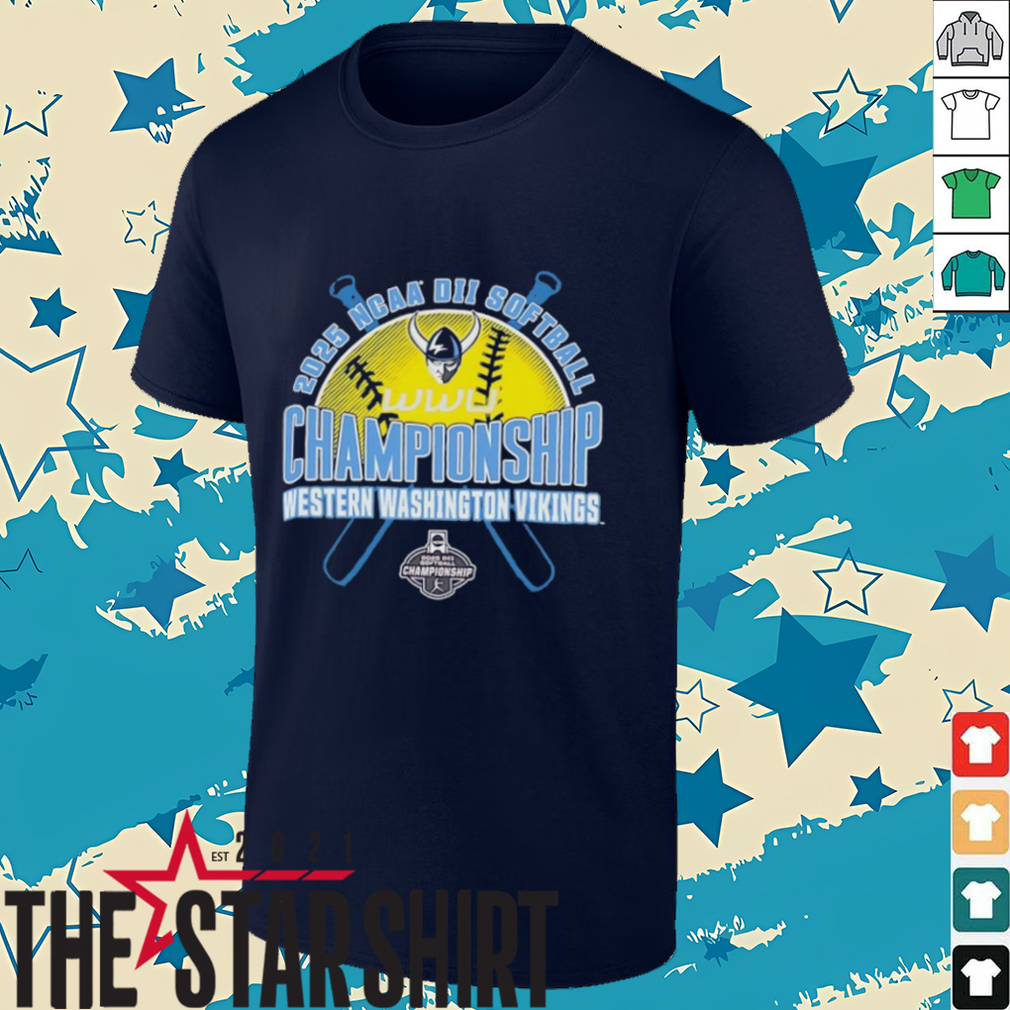 NCAA DII Softball Championship Western Washington Vikings 2025 shirt NCAA DII Softball Championship Western Washington Vikings 2025 shirt