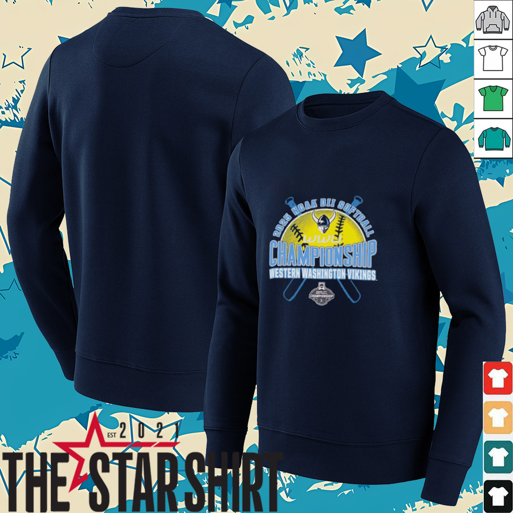 NCAA DII Softball Championship Western Washington Vikings 2025 shirt NCAA DII Softball Championship Western Washington Vikings 2025 shirt