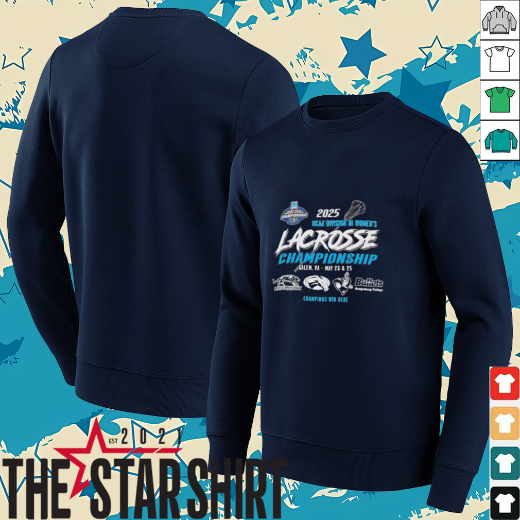 NCAA Division III Women’s Lacrosse Championship 2025 shirt NCAA Division III Women’s Lacrosse Championship 2025 shirt