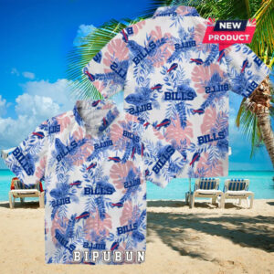Buffalo Bills Tropical Leaves Hawaiian Shirt