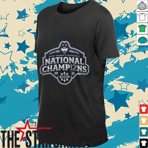 Navy UConn Huskies 2025 NCAA Women’s Basketball National Champions Locker Room Shirt Fans Gift