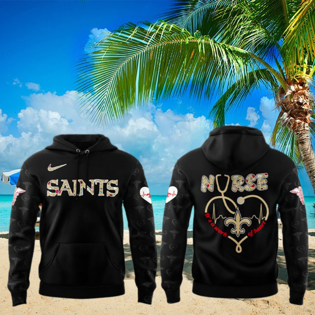 New Orleans Saints Nurses Appreciation Day 2025 Hoodie New Orleans Saints Nurses Appreciation Day 2025 Hoodie