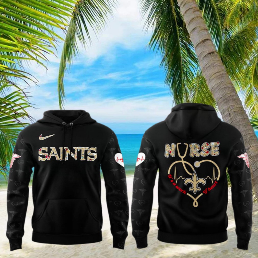 New Orleans Saints Nurses Appreciation Day 2025 Hoodie New Orleans Saints Nurses Appreciation Day 2025 Hoodie