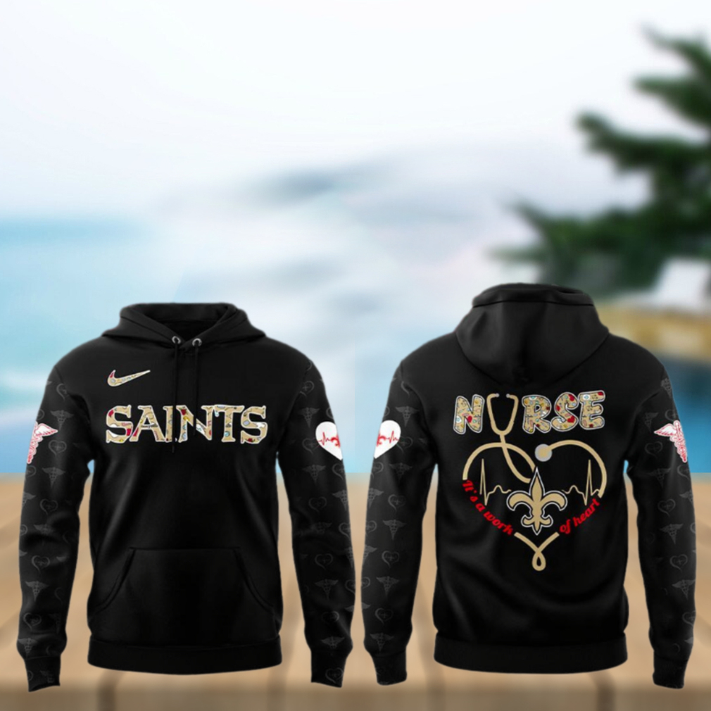 New Orleans Saints Nurses Appreciation Day 2025 Hoodie New Orleans Saints Nurses Appreciation Day 2025 Hoodie