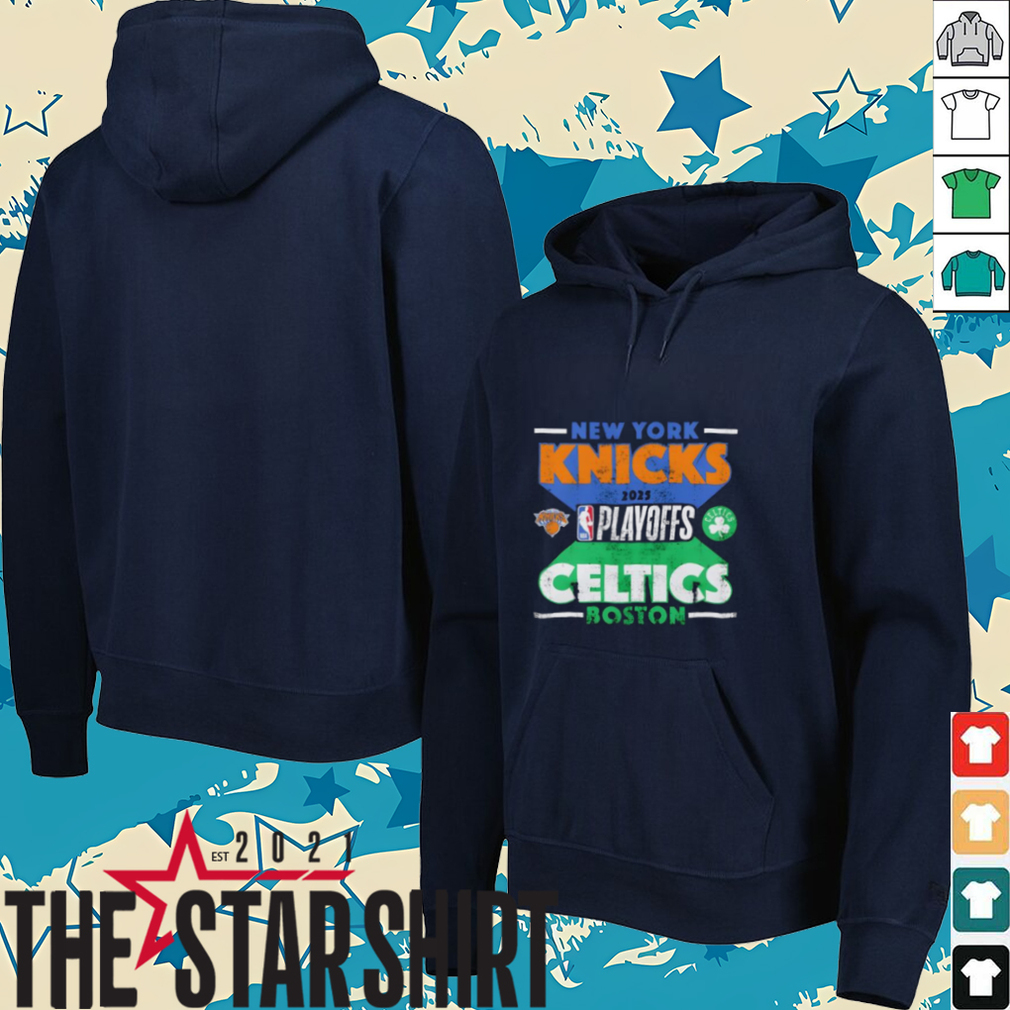 New York Knicks vs. Boston Celtics 2025 Stunt Match Up shirt New York Knicks vs. Boston Celtics 2025 Stunt Match Up shirt