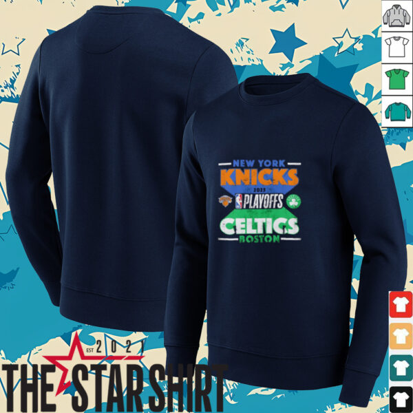 New York Knicks vs. Boston Celtics 2025 Stunt Match Up shirt