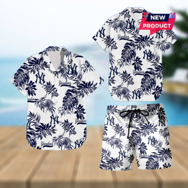 New York Yankees Beach Outfit Hawaiian Shirt