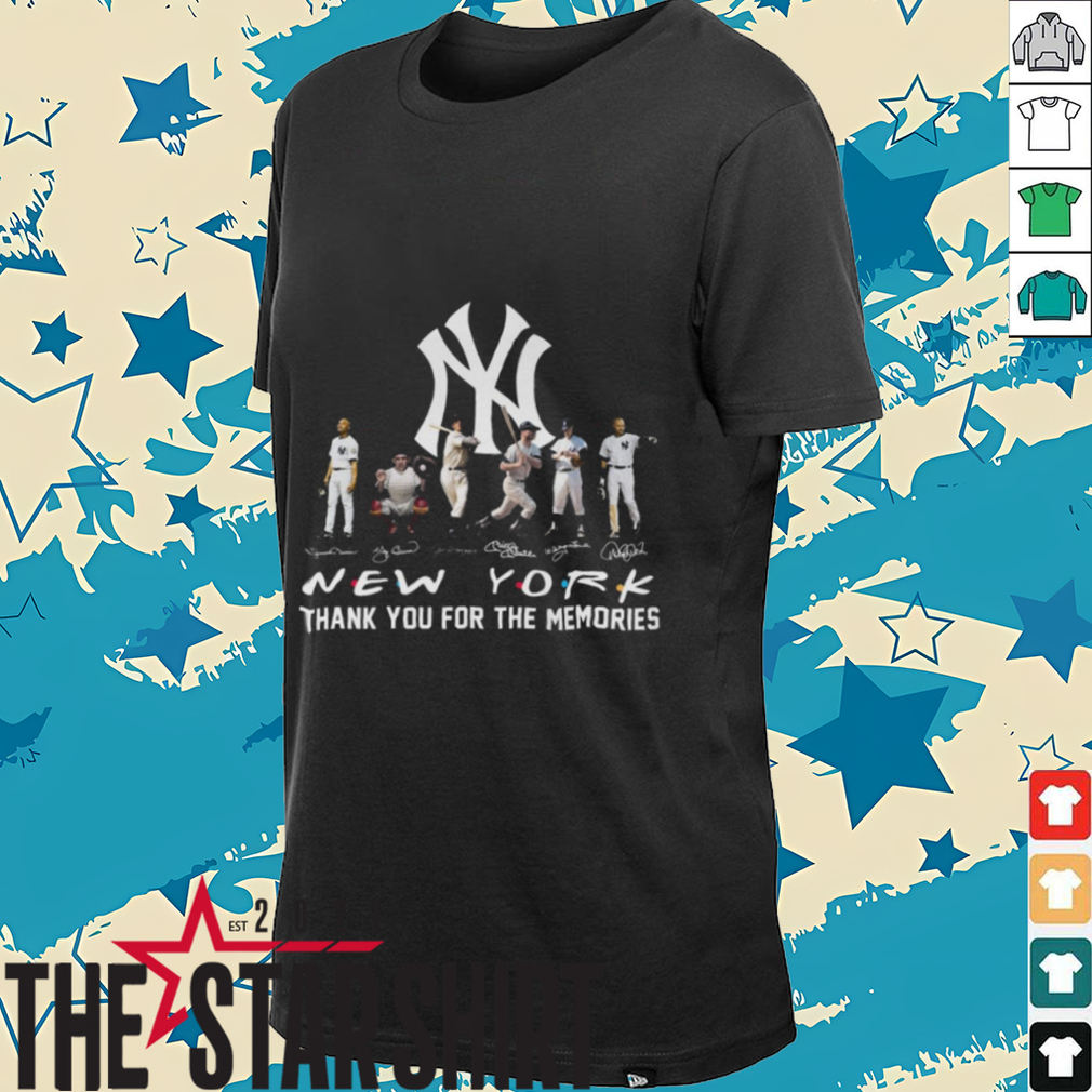 New York Yankees Signature Thank You For The Memories Unisex T Shirt New York Yankees Signature Thank You For The Memories Unisex T Shirt