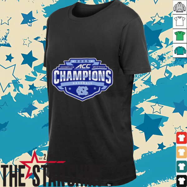North Carolina Tar Heels 2025 ACC Baseball Conference Tournament Champions shirt
